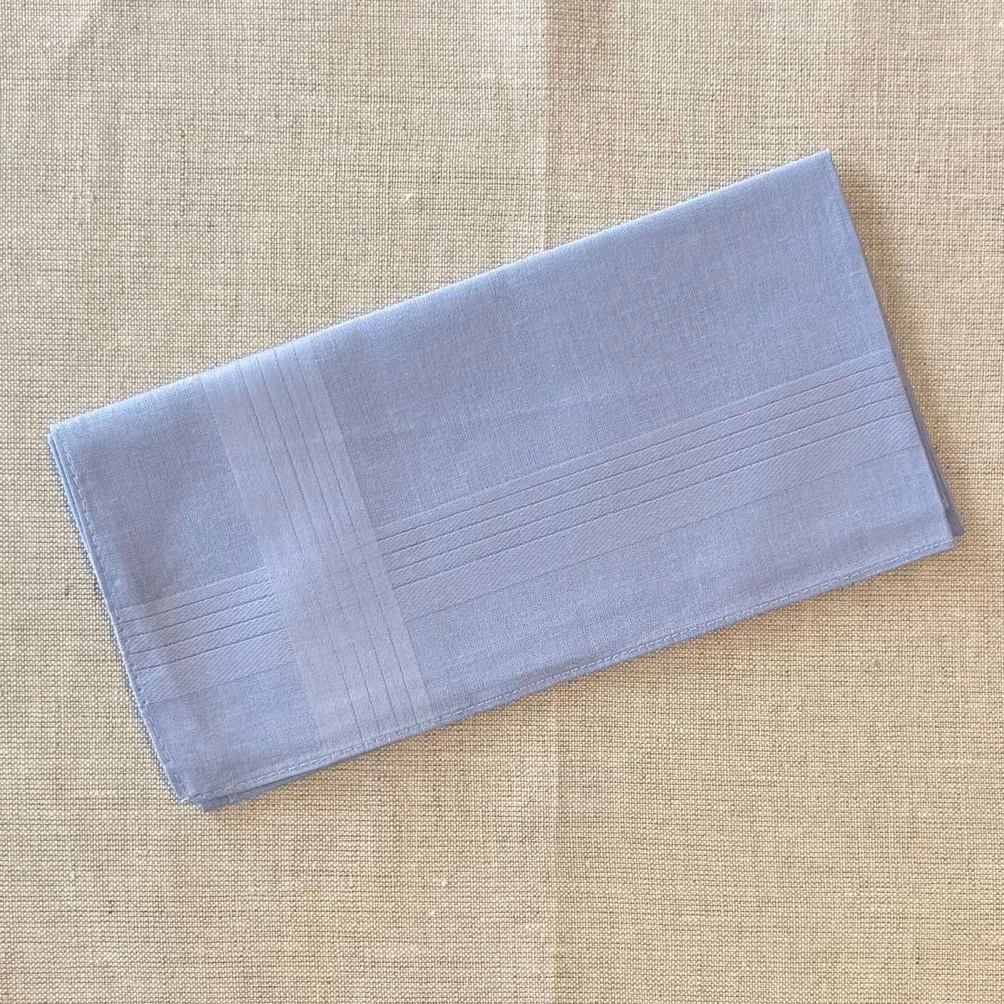 Handkerchief Men's - Dyed Satin Borders