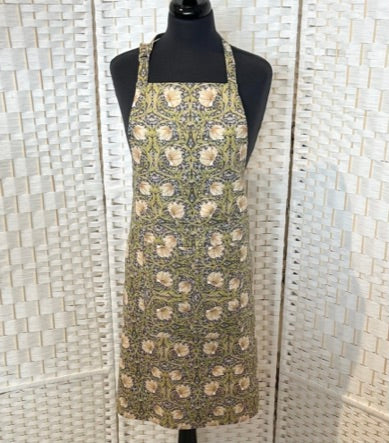 Apron (Cotton) "William Morris Pimpernel" Charcoal