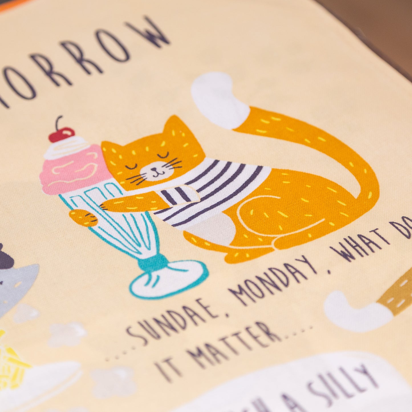 Tea Towel "I'm Slimming Tomorrow"