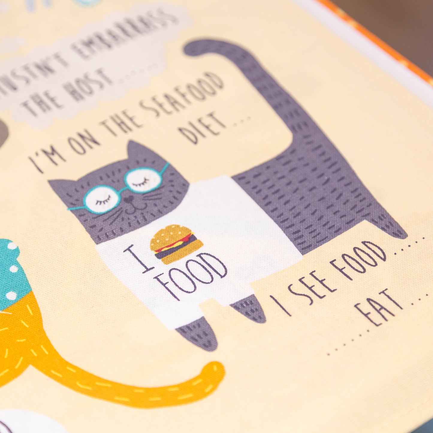 Tea Towel "I'm Slimming Tomorrow"