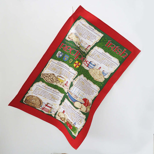 Tea Towel "Irish Recipes"