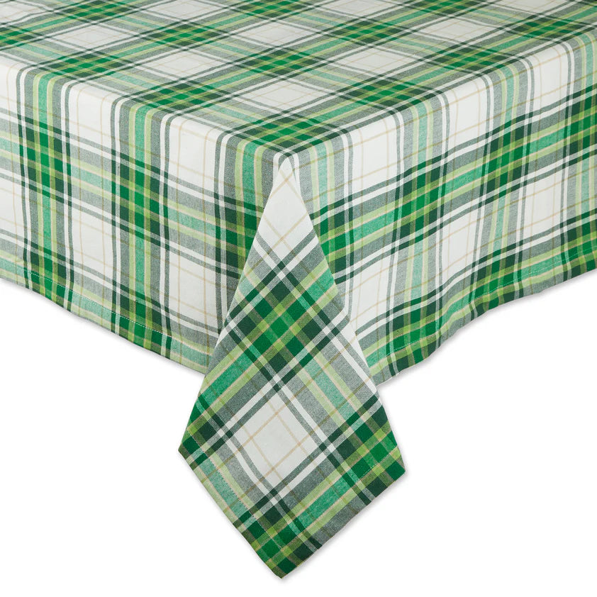 Cotton Tablecloth: "St. Patrick Tartan"