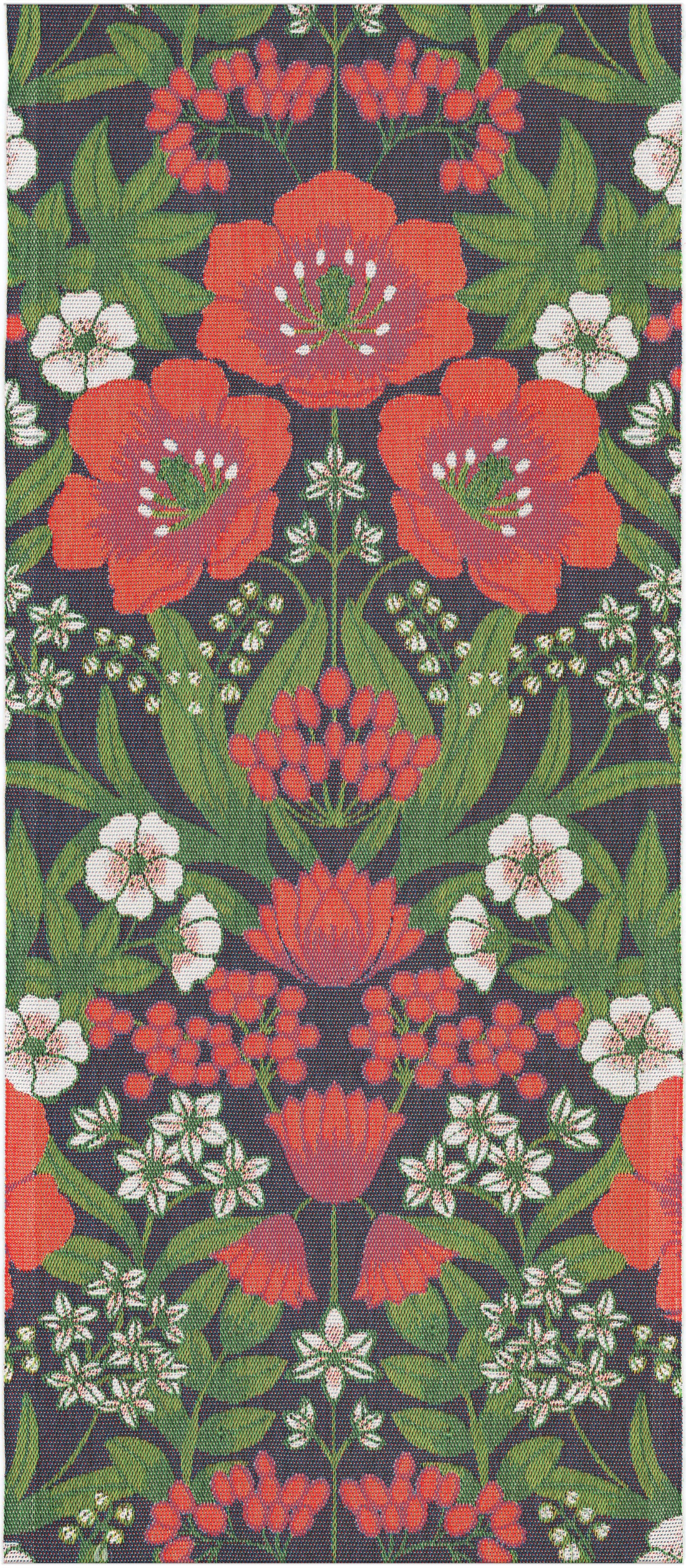 Ekelund Table Runner: "Julblommor"