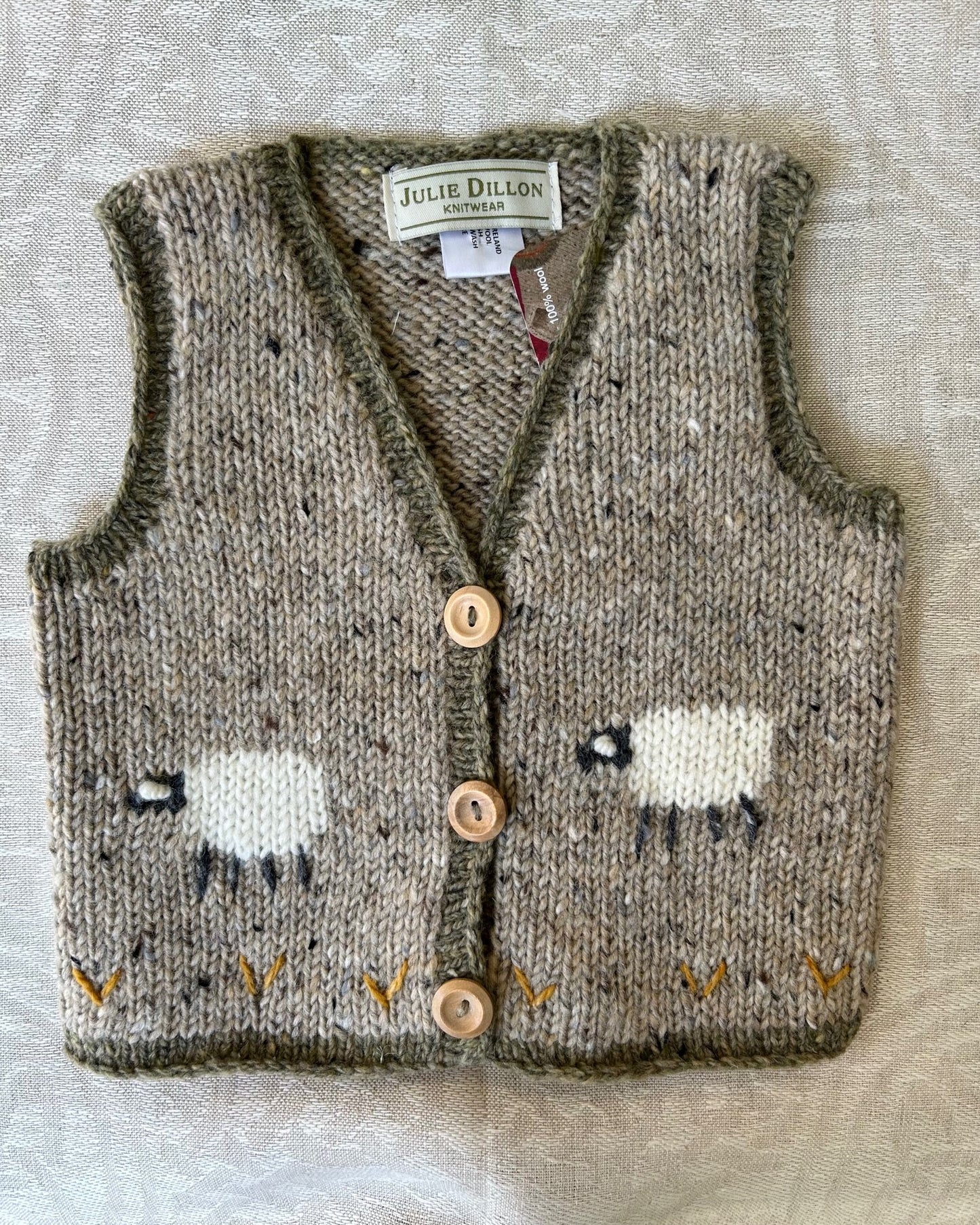 Children's Merino Wool Vests by Julie Dillon