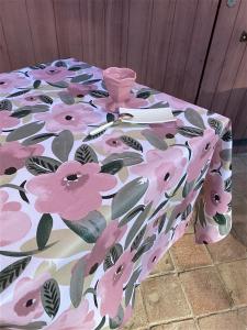 L'Ensoleillade Acrylic Coated Tablecloth: "Kelly"
