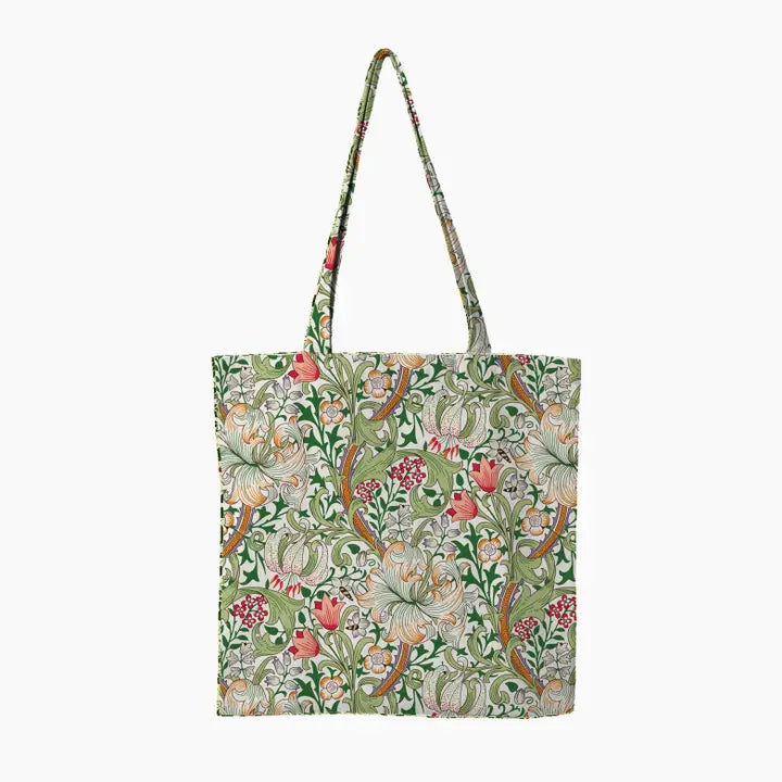 Tote Bag (Coated Cotton) William Morris "Golden Lily"