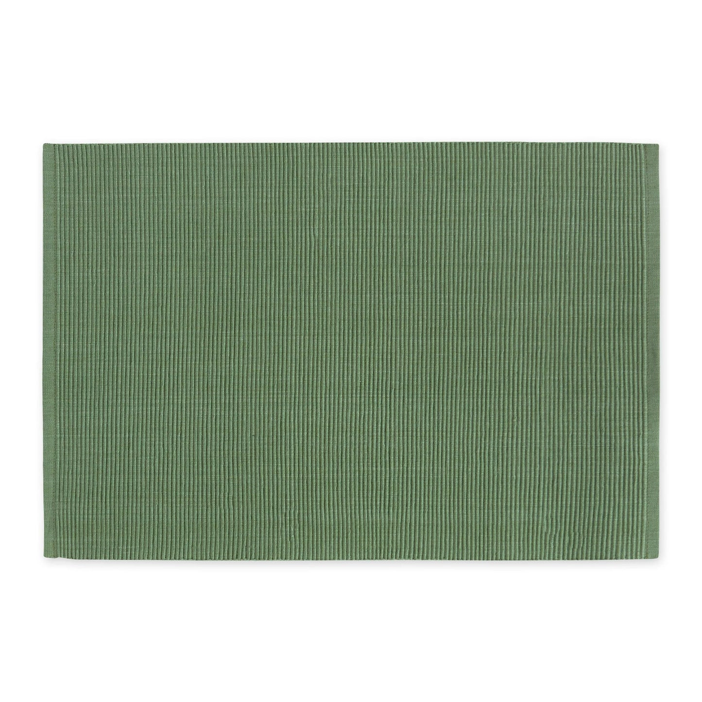 Cotton Ribbed Placemats - Loden Frost