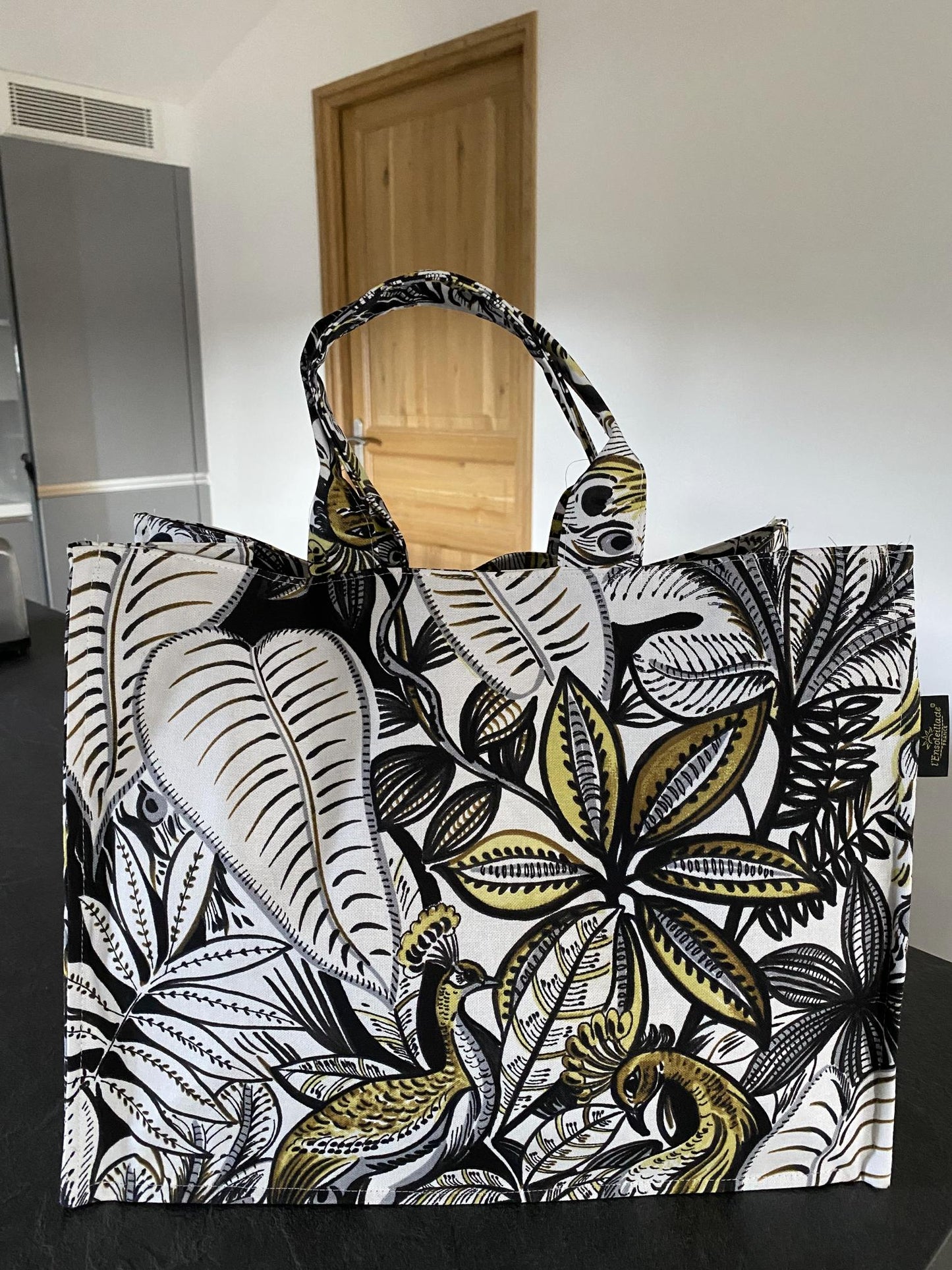Cotton Canvas Tote - "Majesty"