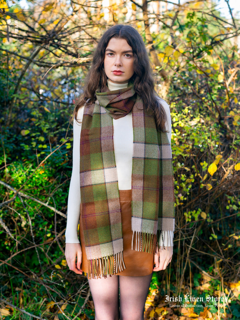 McNutt Lambswool Scarf - Autumn Plaid