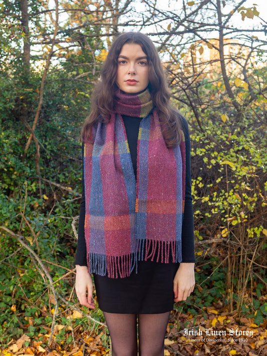 McNutt Recycled Merino Wool Scarf - Forever Mulled Berry