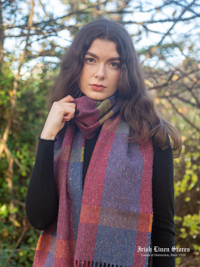 McNutt Recycled Merino Wool Scarf - Forever Mulled Berry