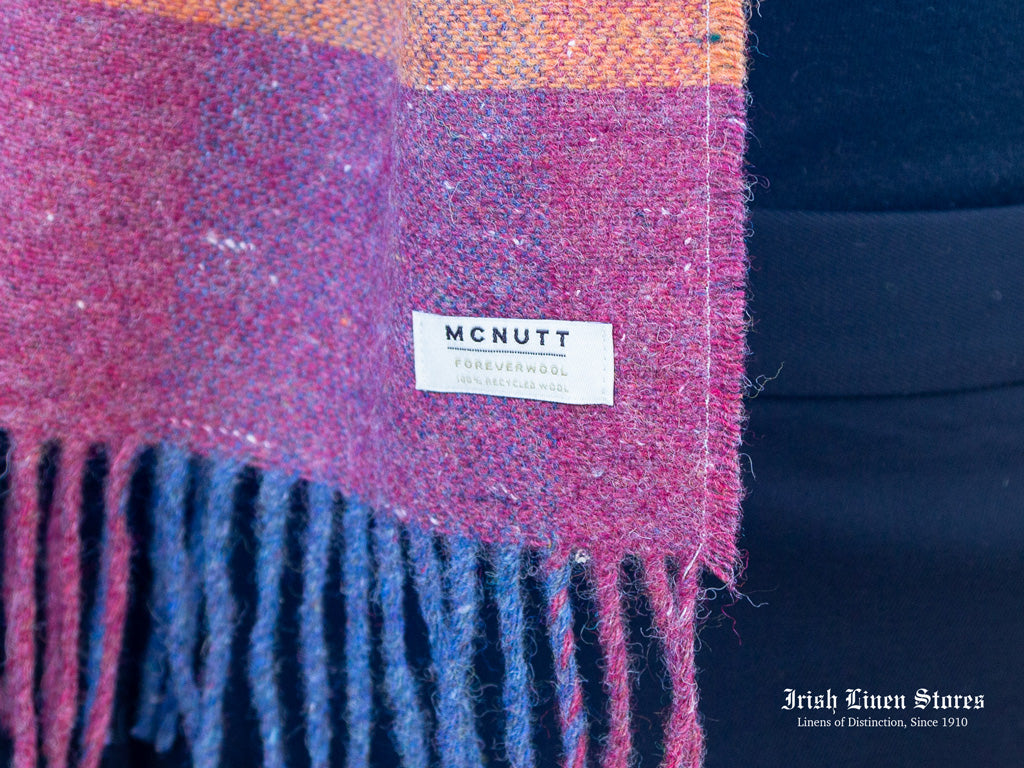 McNutt Recycled Merino Wool Scarf - Forever Mulled Berry