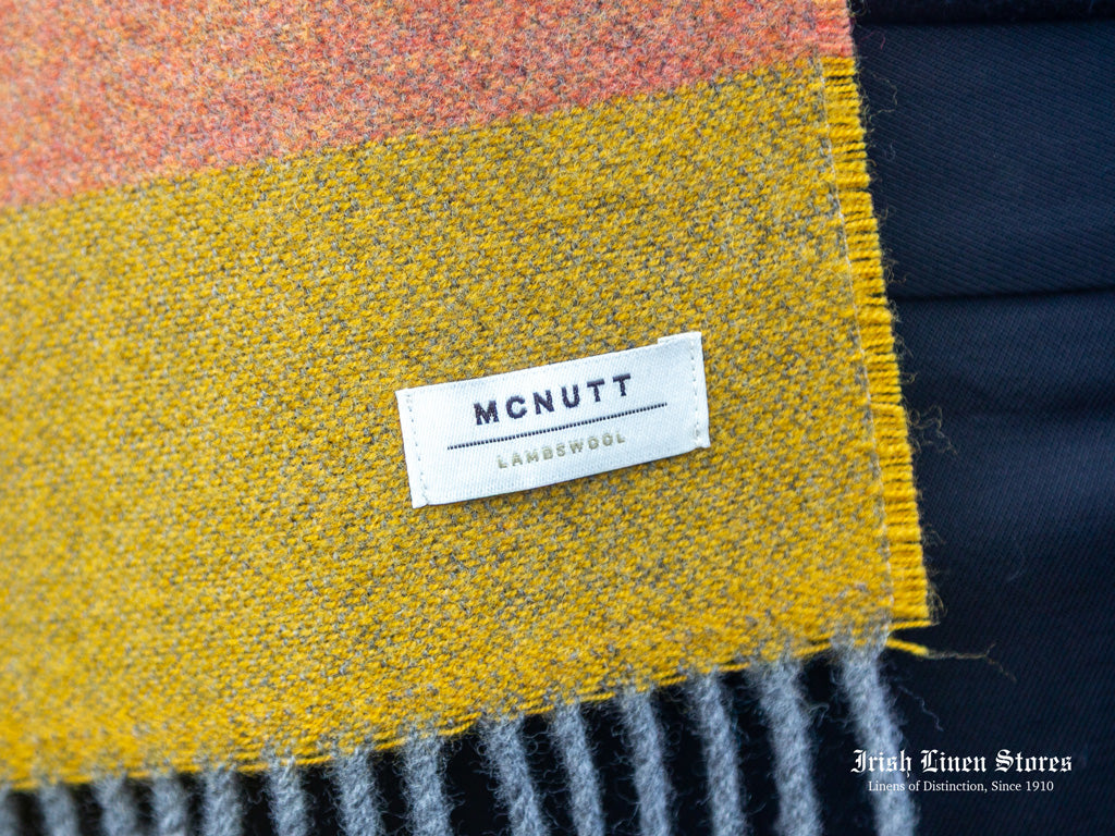 McNutt Lambswool Scarf - Grey Citrus