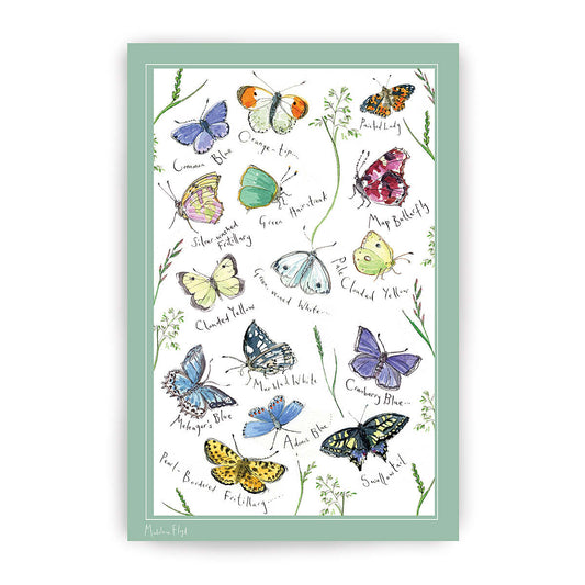 Tea Towel "Madeleine Floyd's Meadow Butterflies"