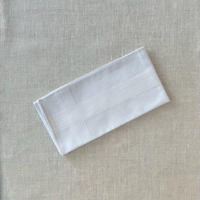 Handkerchief Men's - Dyed Satin Borders