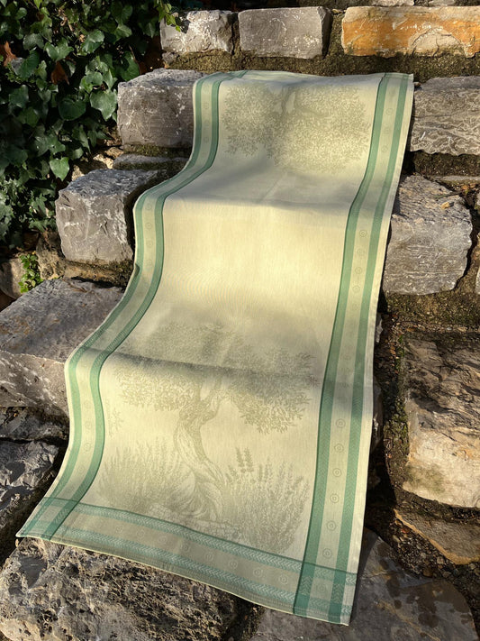 L'Ensoleillade Jacquard Table Runner: "Olivier Millénaire"