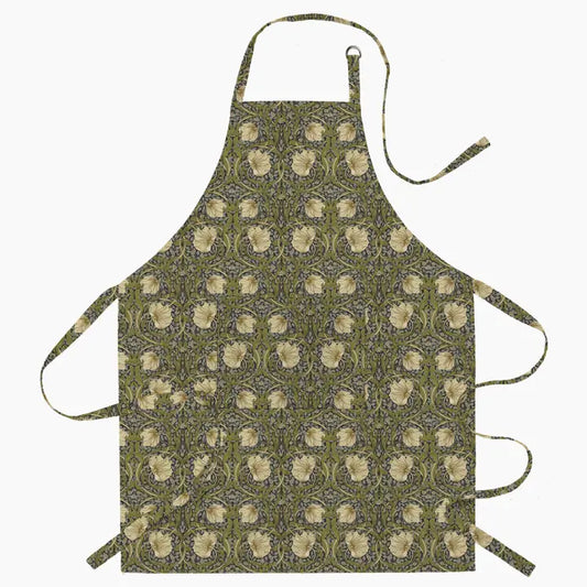 Apron (Cotton) "William Morris Pimpernel" Charcoal
