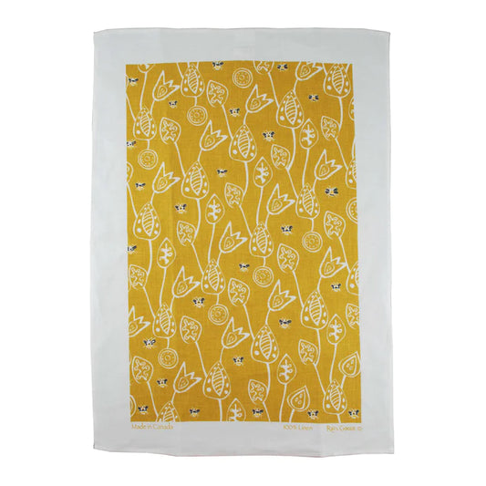 Rain Goose Linen Tea Towel "Bees"