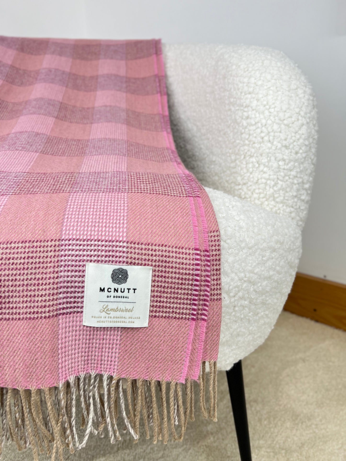 McNutt Supersoft Merino Lambswool Throw "Saoirse"