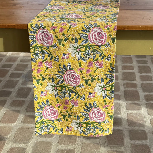 Cotton Runner - Sophie Yellow