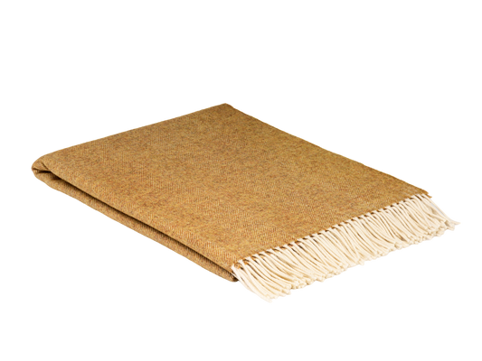 McNutt Supersoft Merino Lambswool Throw "Mead"