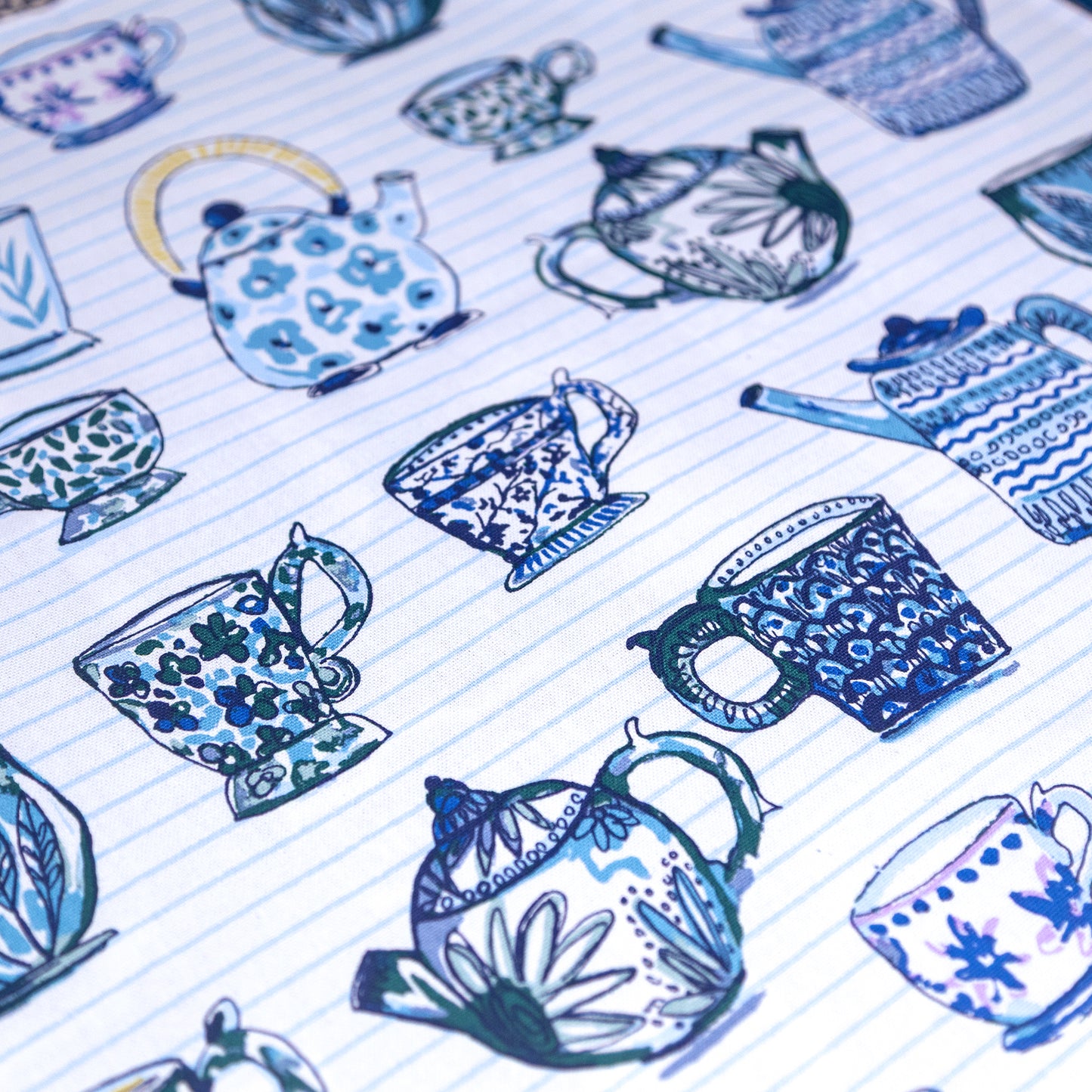 Tea Towel "Tea Cups"