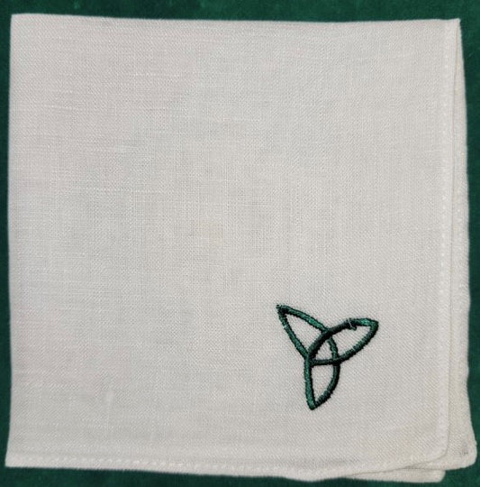 Handkerchief Ladies - Linen With Trinity Knot