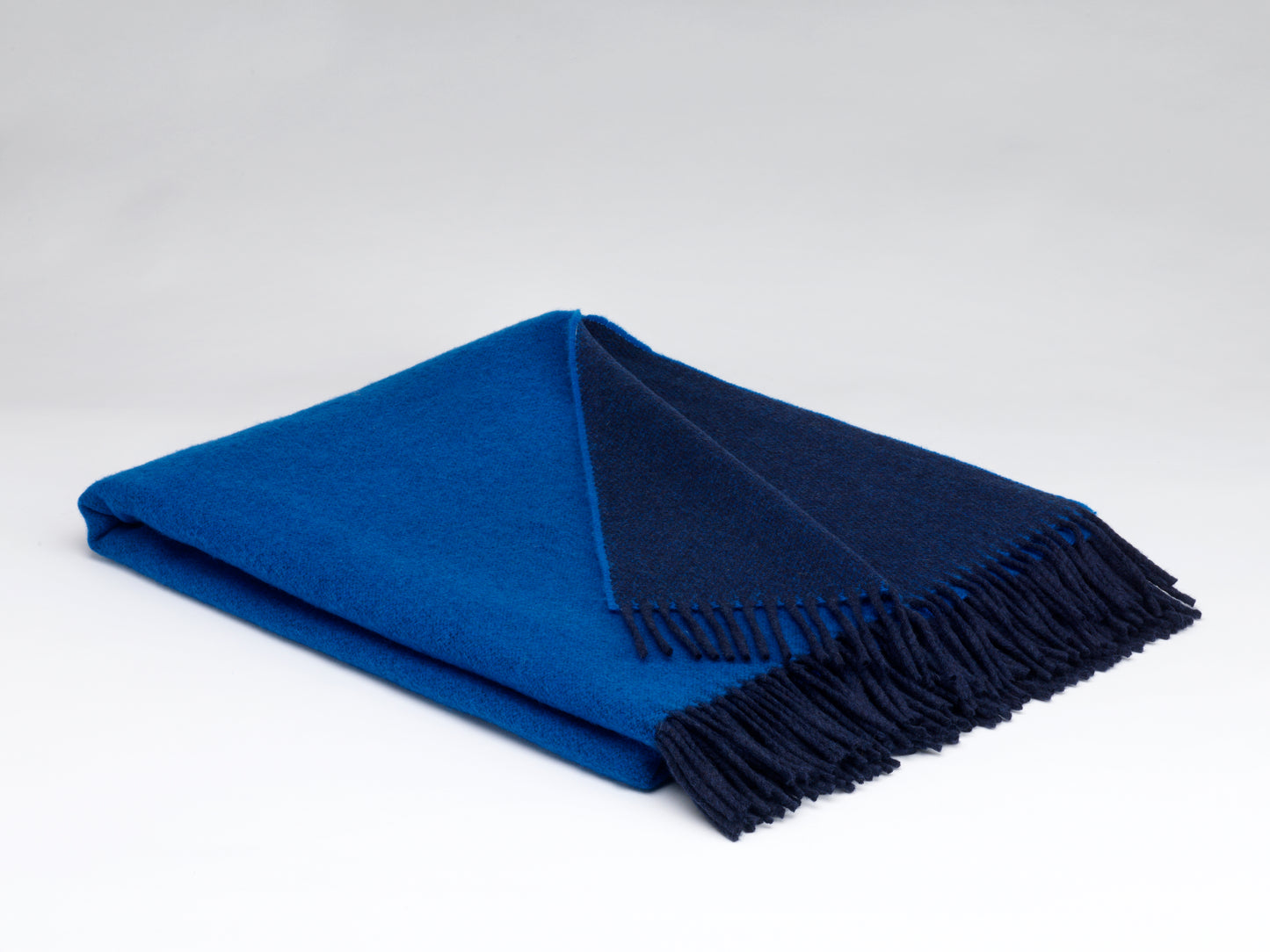McNutt Supersoft Merino Lambswool Throw "Twilight Reversible"