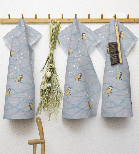 Ekelund Tea Towel: "Vinterfaglar"