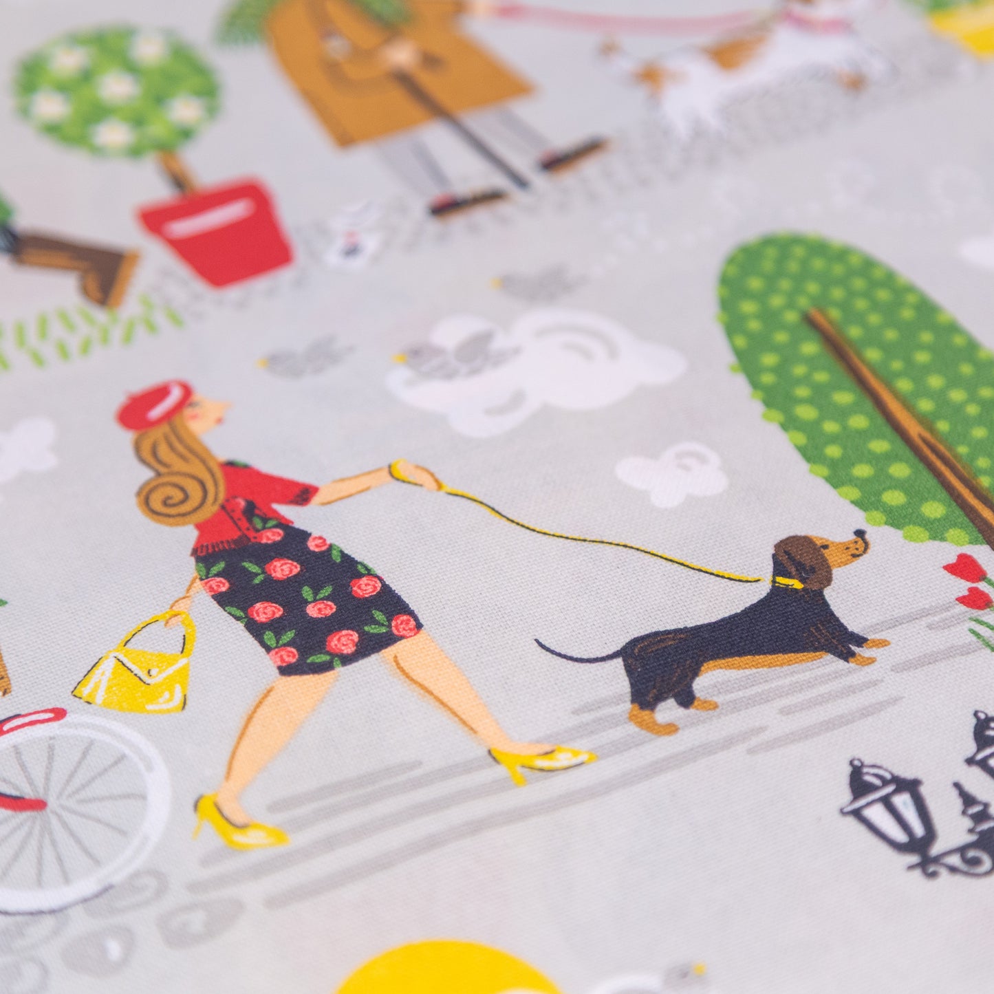 Tea Towel "Walkies"