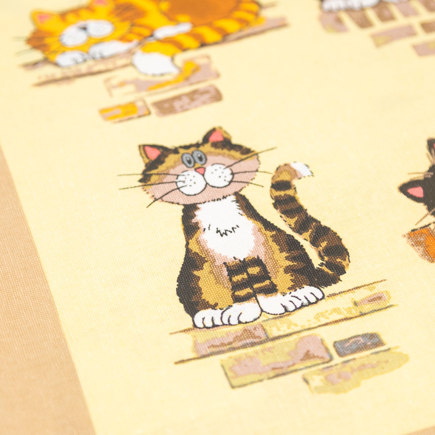 Tea Towel "When the Cat's Away"