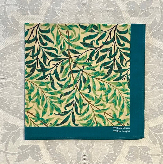 William Morris Handkerchief "Willow Boughs"