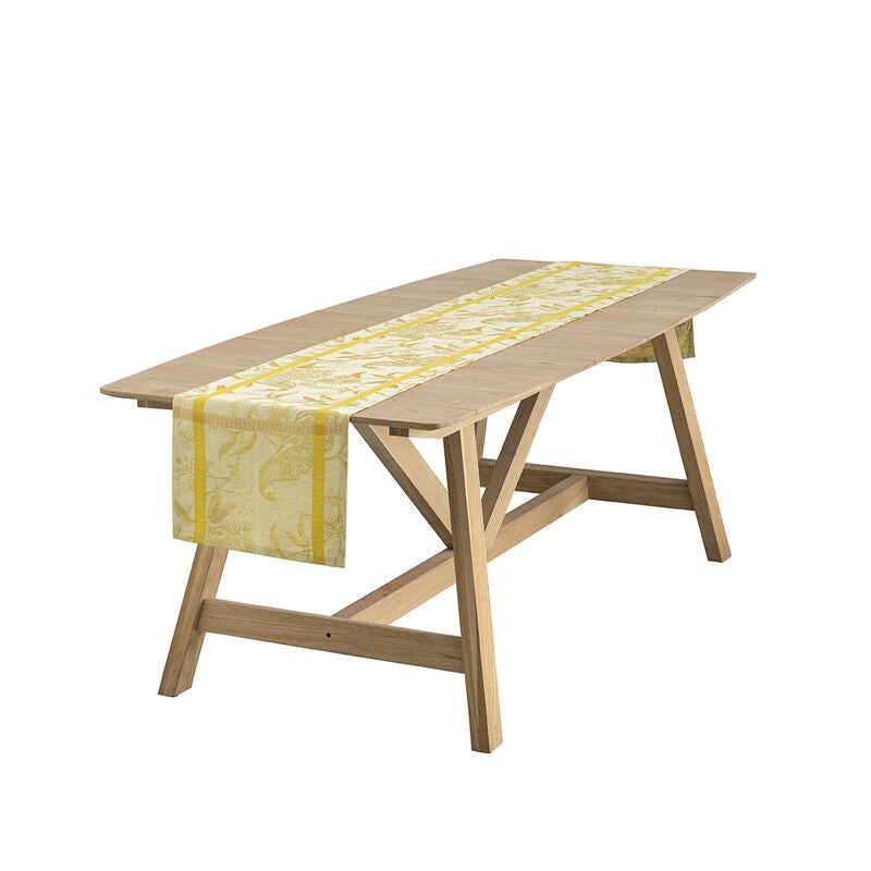 Le Jacquard Francais Table Runner "L'Orangerie" Yellow