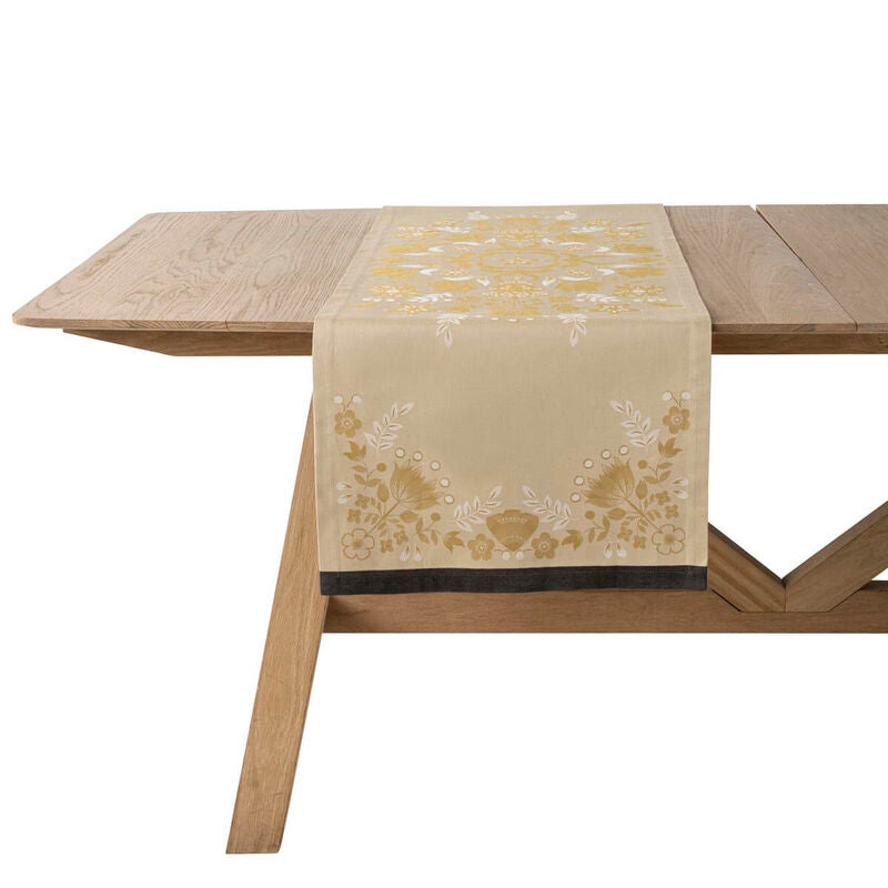 Le Jacquard Français Table Runner "Feérie" Yellow