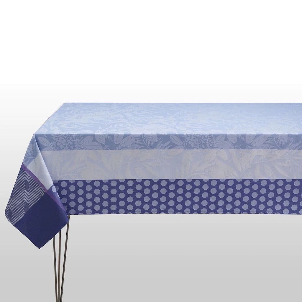 Le Jacquard Francais Tablecloth "Nature Urbaine" Electric Blue