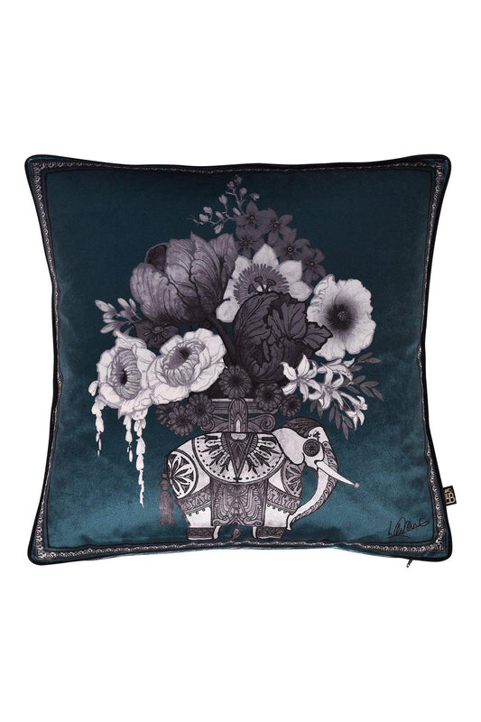 Generou Elephant Pillow - Teal