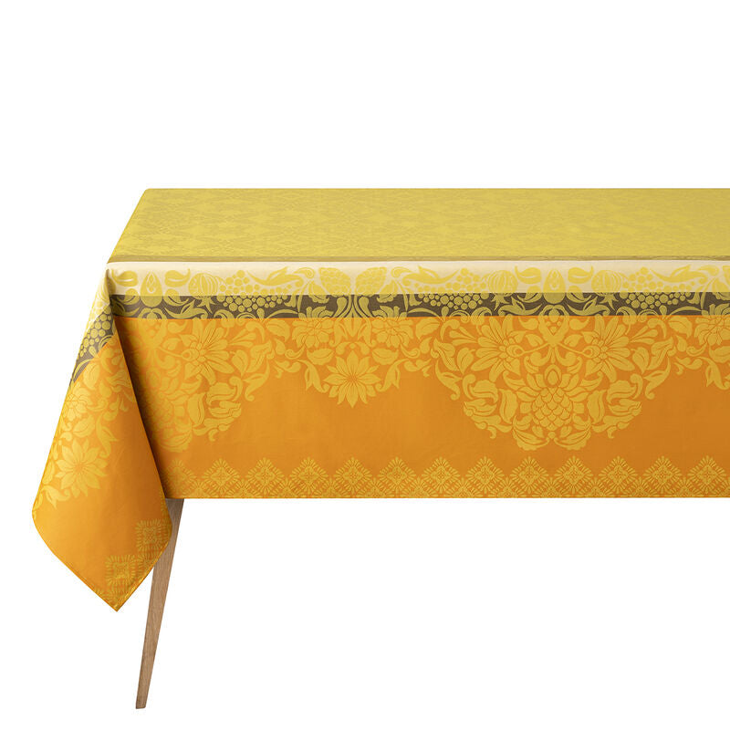 Le Jacquard Francais Tablecloth "Mumbai" Saffron