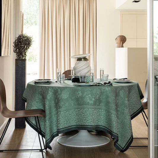 Le Jacquard Francais Tablecloth "Romance" Green