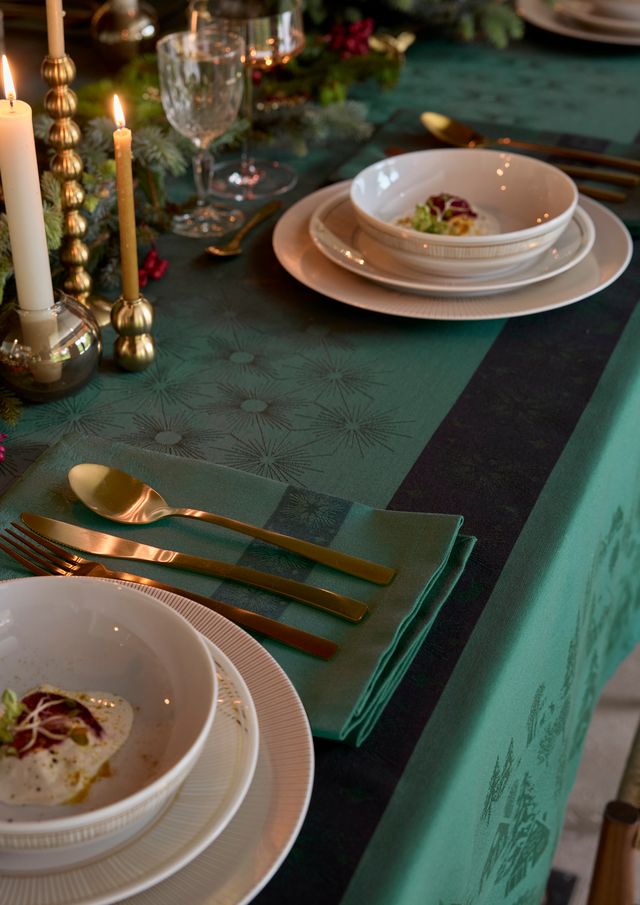 Le Jacquard Français Napkin "Sous Les Etoiles" Green
