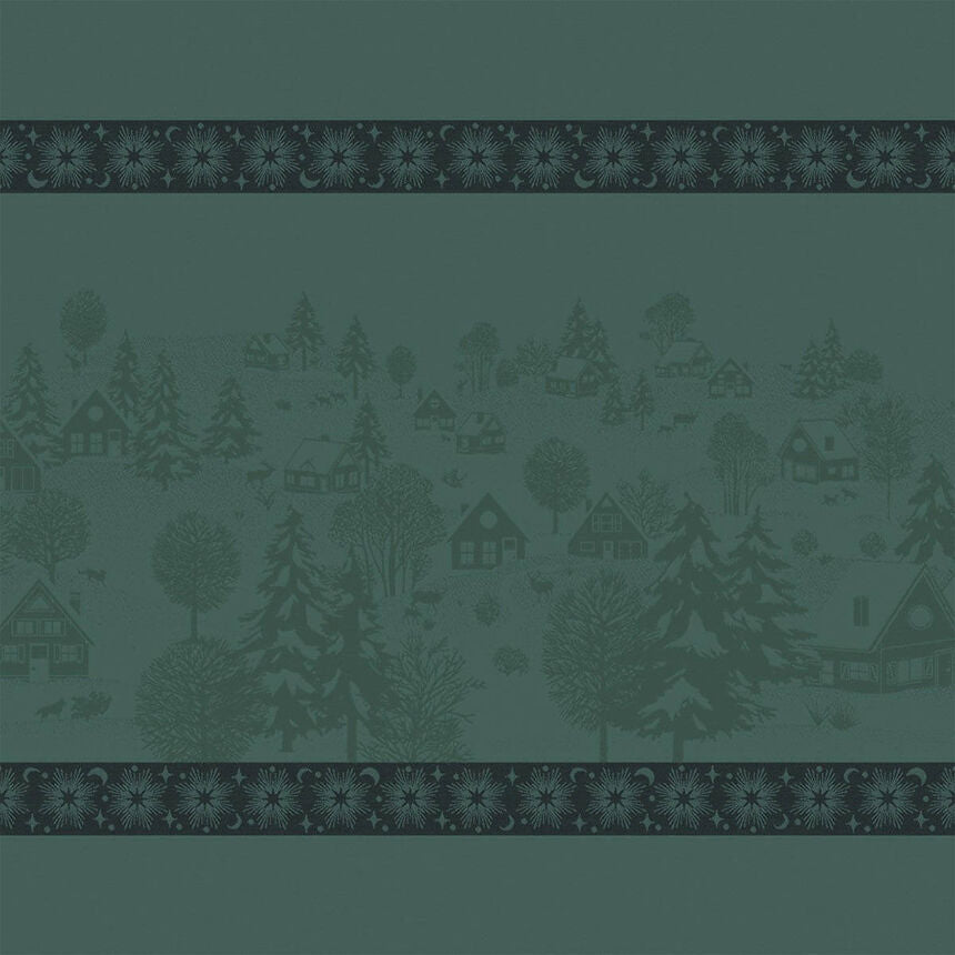 Le Jacquard Français Napkin "Sous Les Etoiles" Green