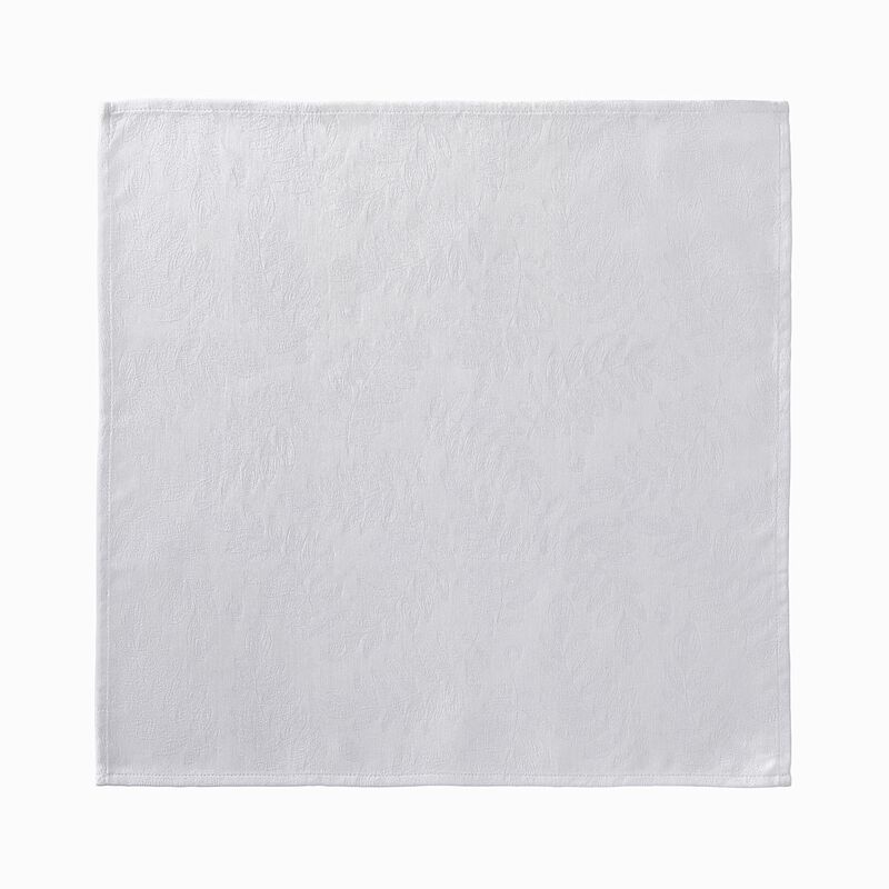 Le Jacquard Francais Napkin "Vegetal Mood" White