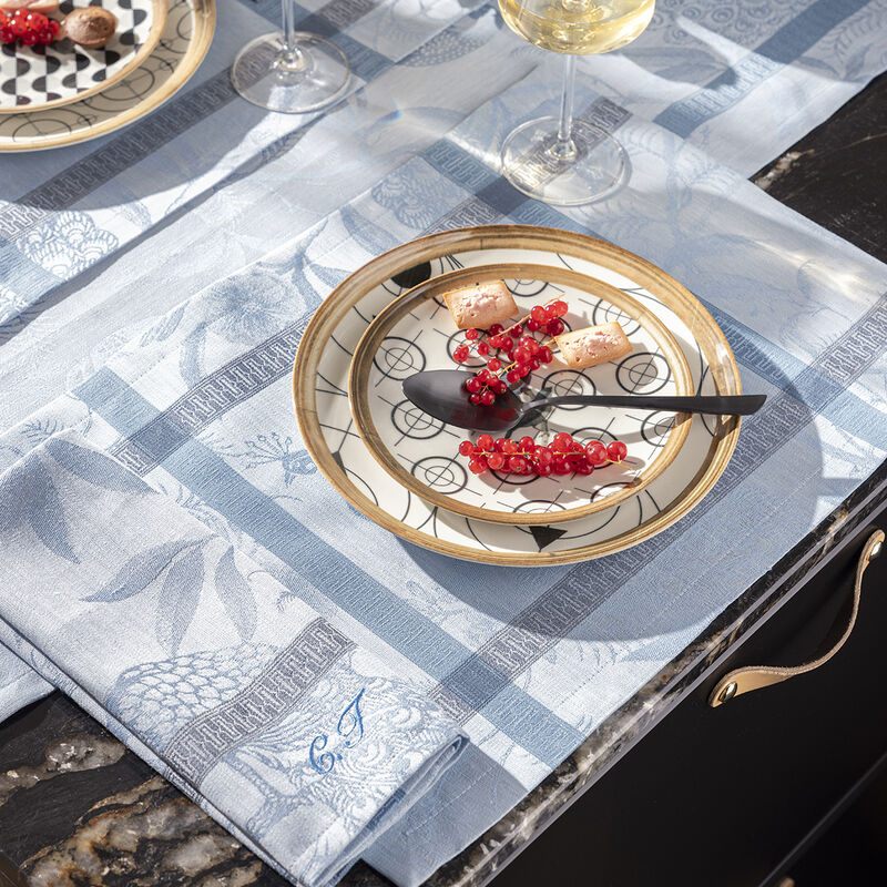Le Jacquard Francais Placemat "L'Orangerie" Blue