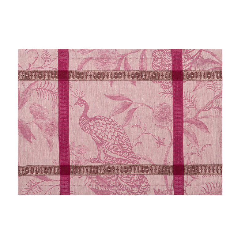 Le Jacquard Francais Placemat "L'Orangerie" Pink