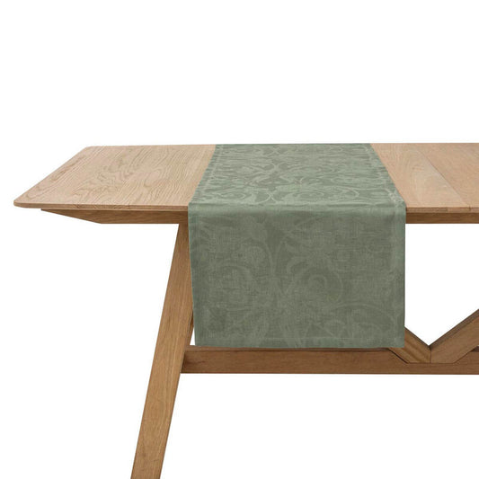 Le Jacquard Francais Table Runner "Tivoli" Green