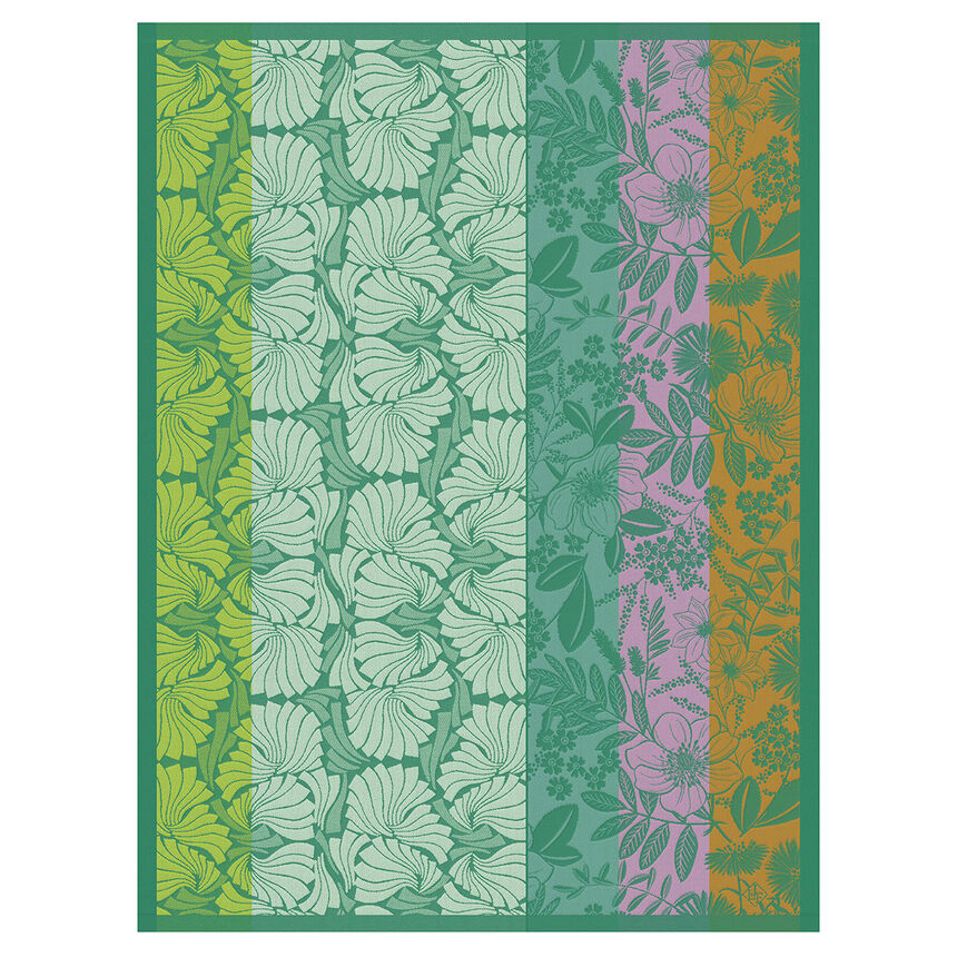 Le Jacquard Francais Tea Towel "Cottage" Green