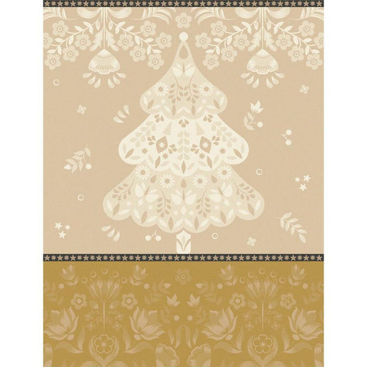 Le Jacquard Français Tea Towel "Feérie" Yellow