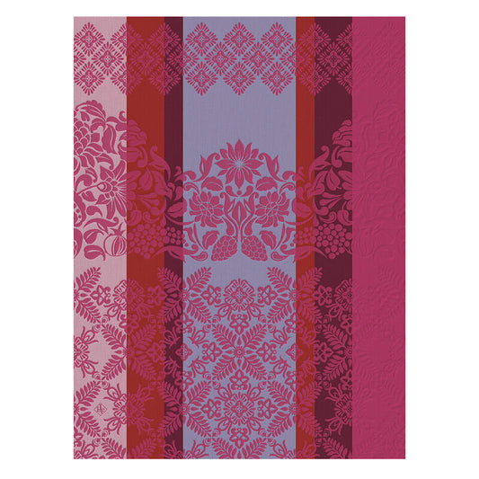 Le Jacquard Francais Tea Towel "Mumbai" Fuschia