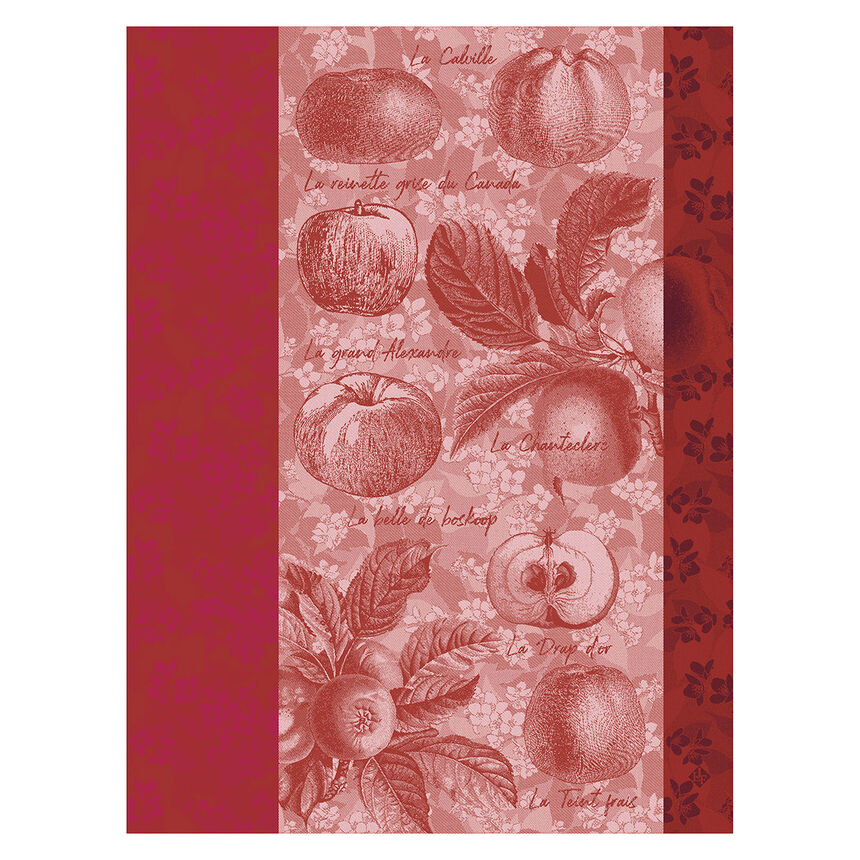 Le Jacquard Francais Tea Towel "Pommes A Croquer"