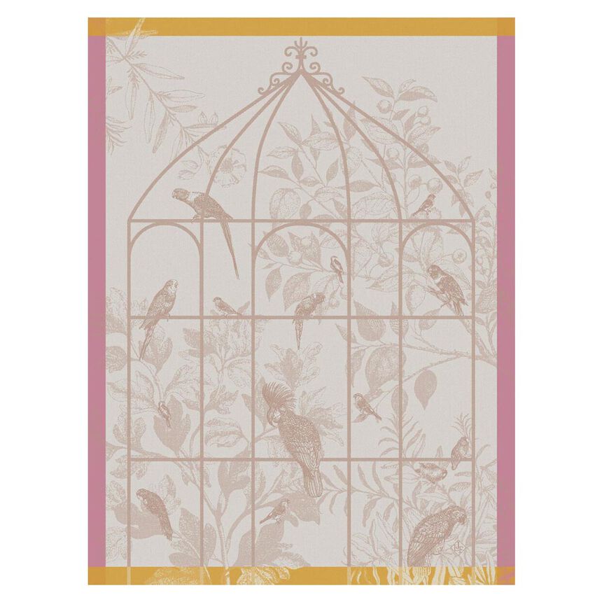 Le Jacquard Français Tea Towel "Sonate" Pink