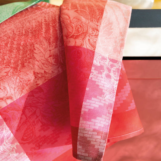 Le Jacquard Français Tea Towel "Vignoble" Pink